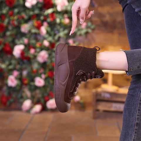 Warme Winterstiefeletten