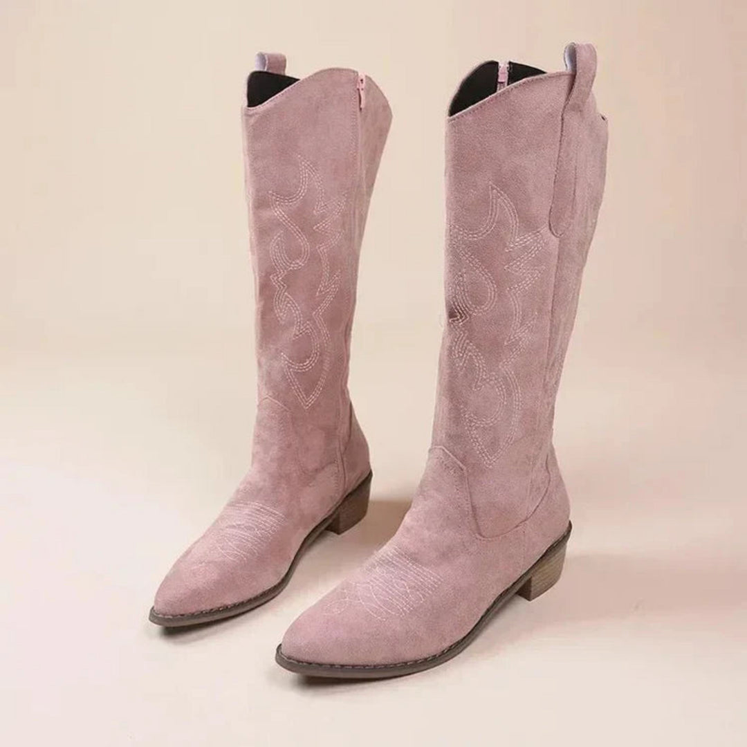 Cowboystiefel mit Stickereien