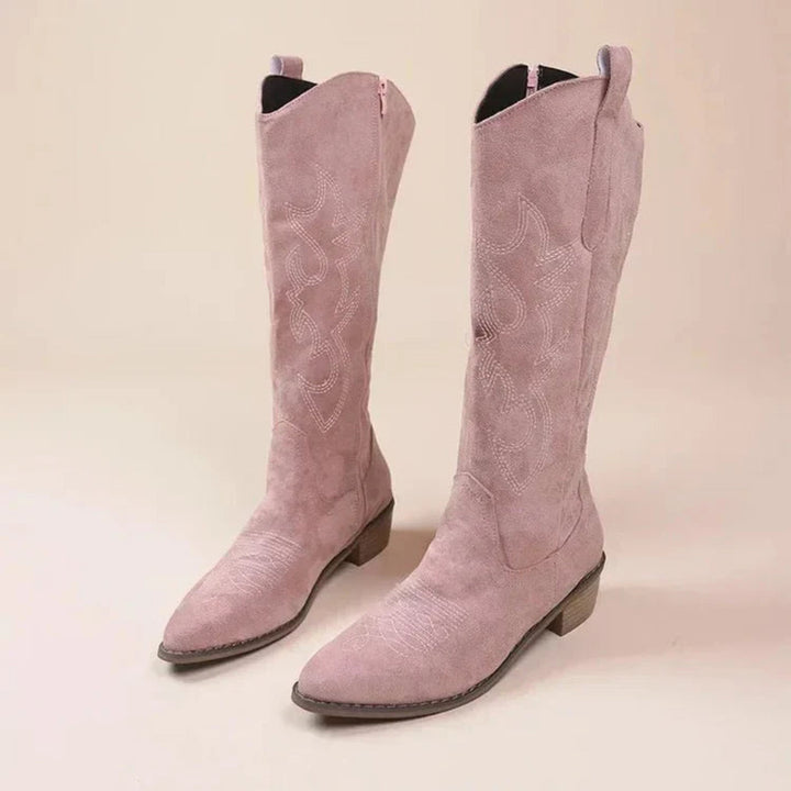 Cowboystiefel mit Stickereien