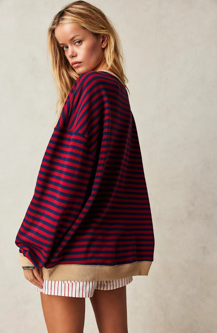 Sweat Rayé Loose