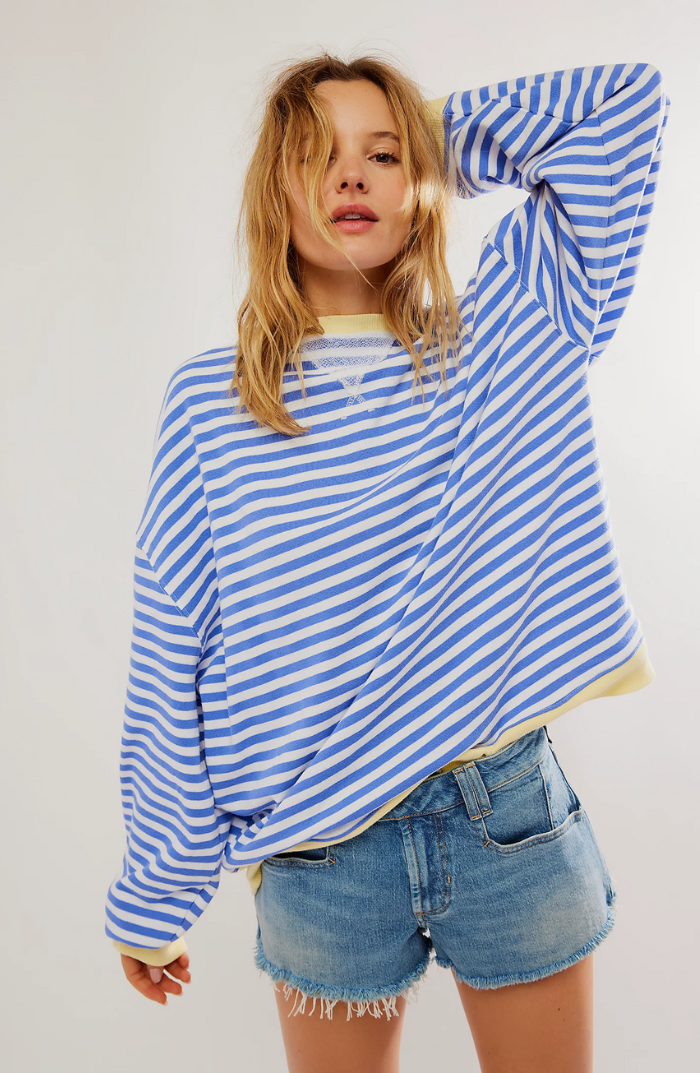 Sweat Rayé Loose