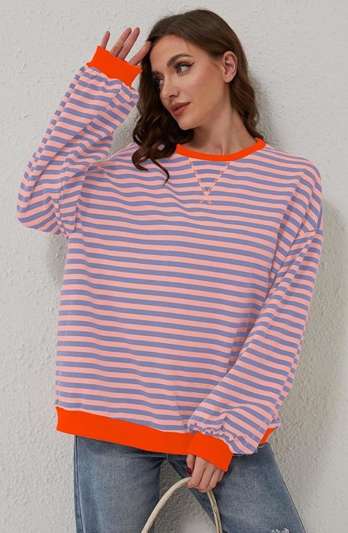 Sweat Rayé Loose