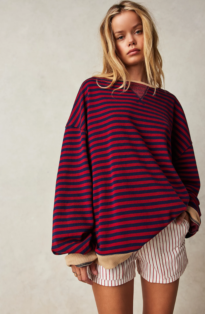 Sweat Rayé Loose