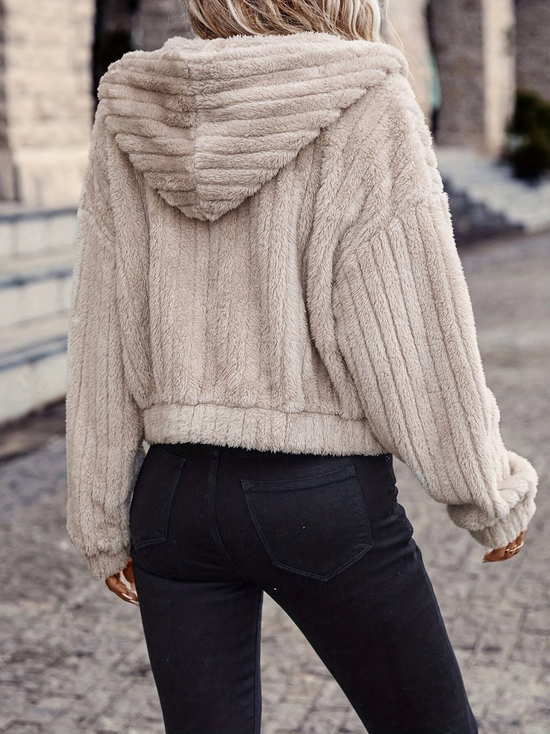 Veste Zippée Double Face