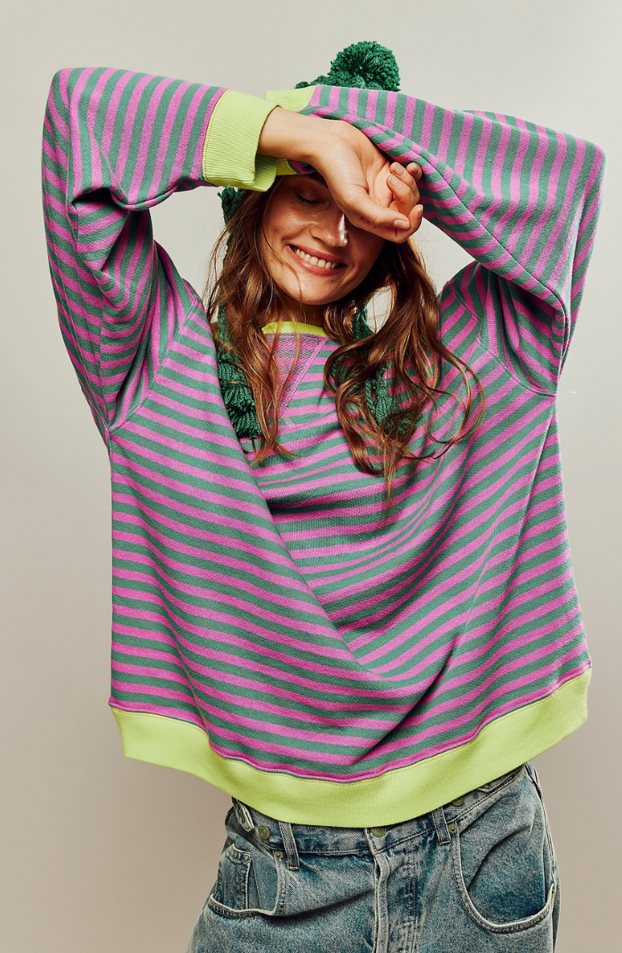 Sweat Rayé Loose
