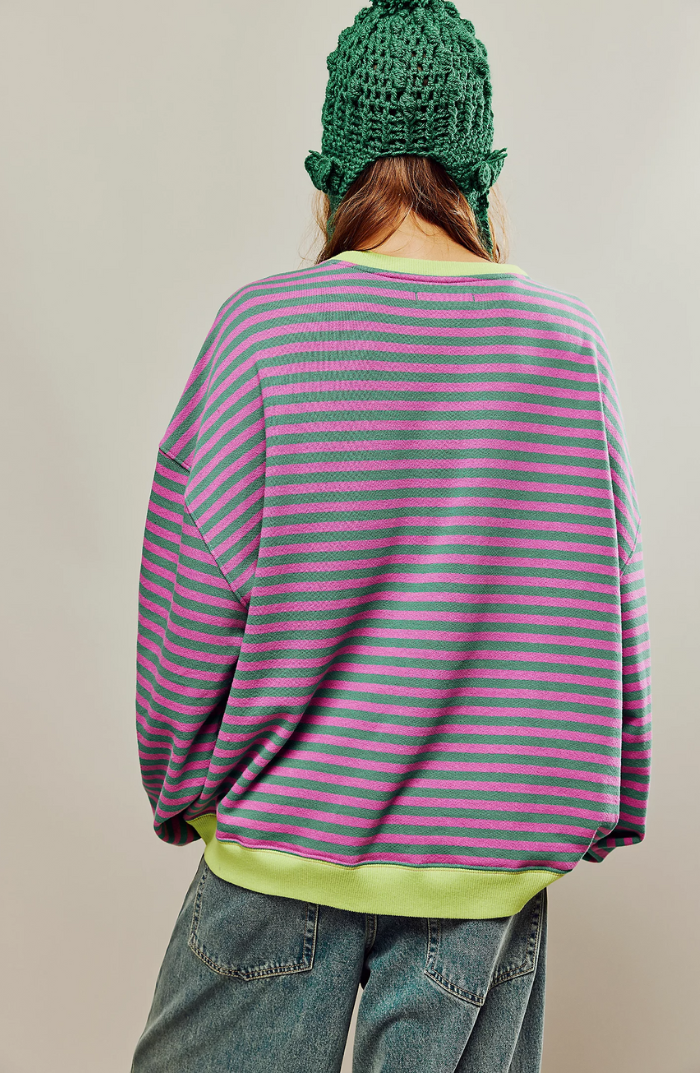 Sweat Rayé Loose