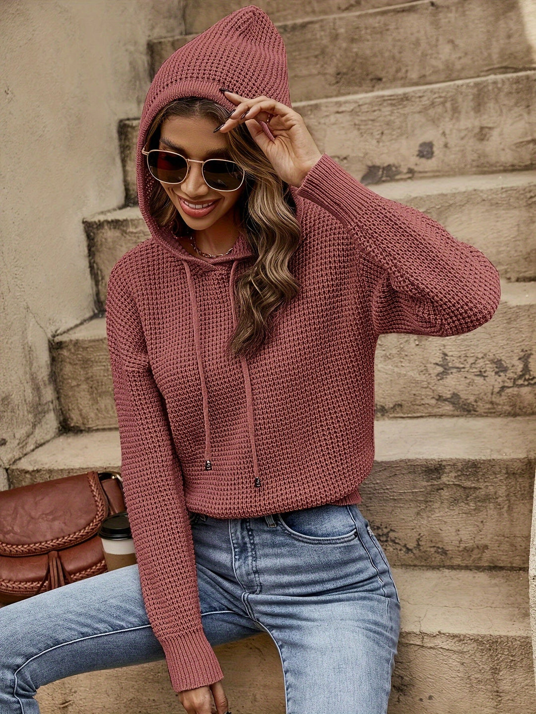Pull à Capuche Décontracté Élégant