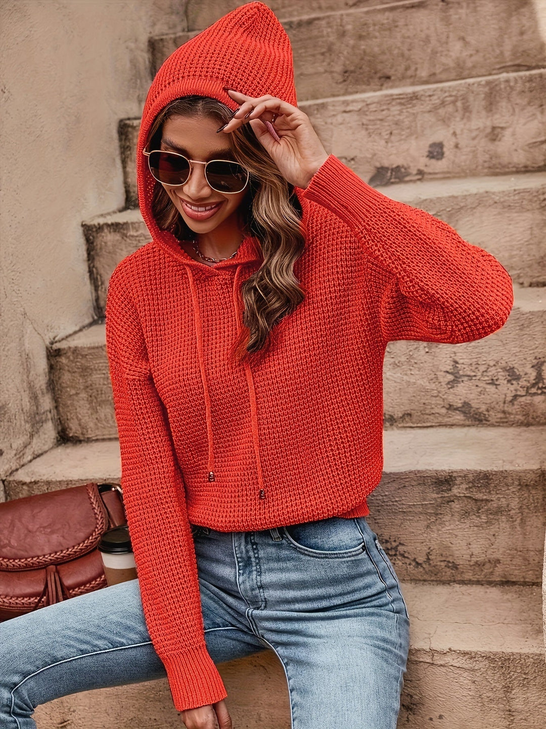 Pull à Capuche Décontracté Élégant