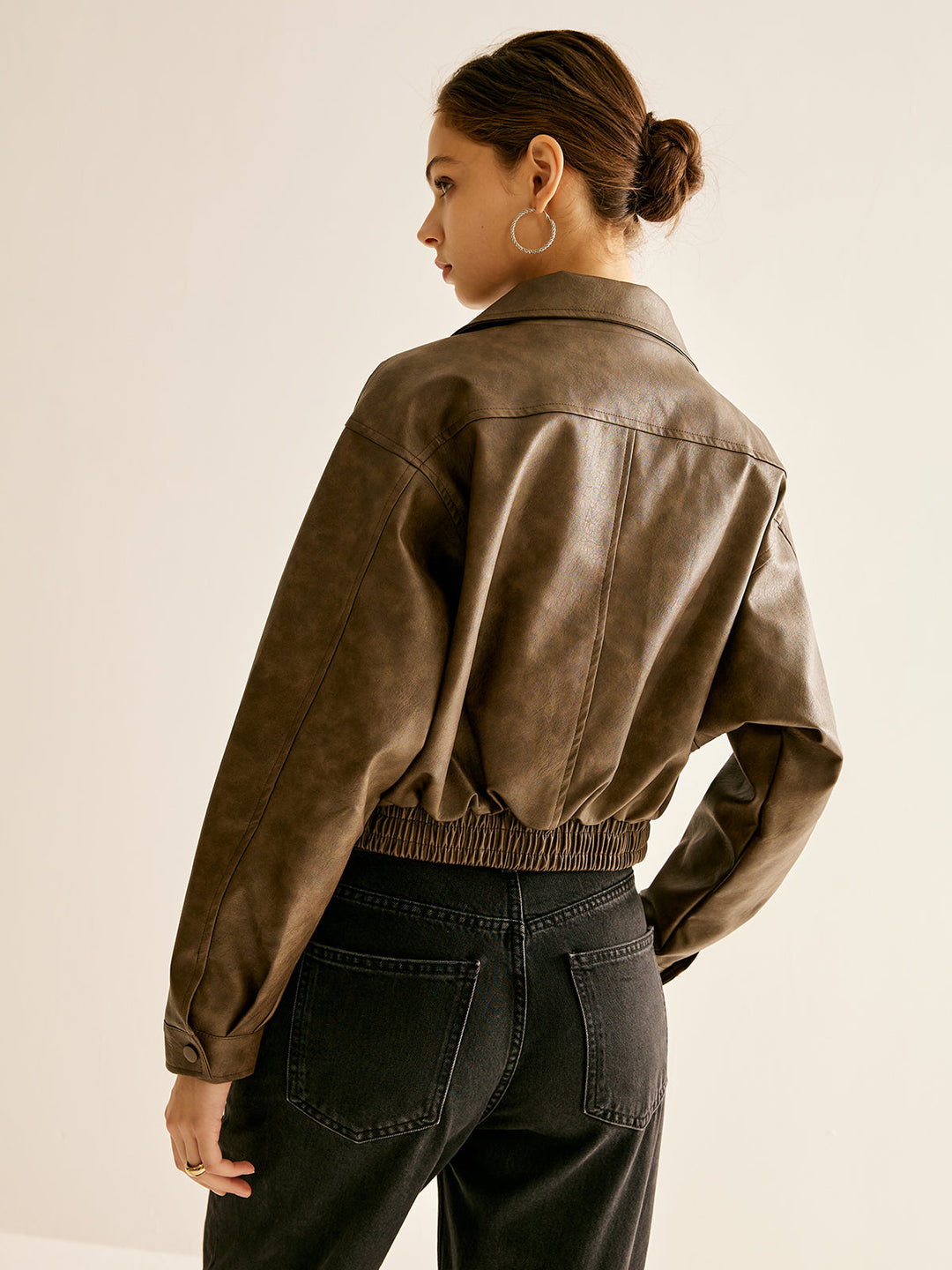 Veste Courte en Suédine