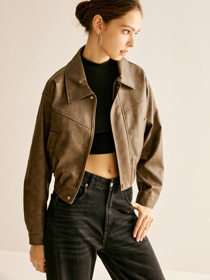 Veste Courte en Suédine