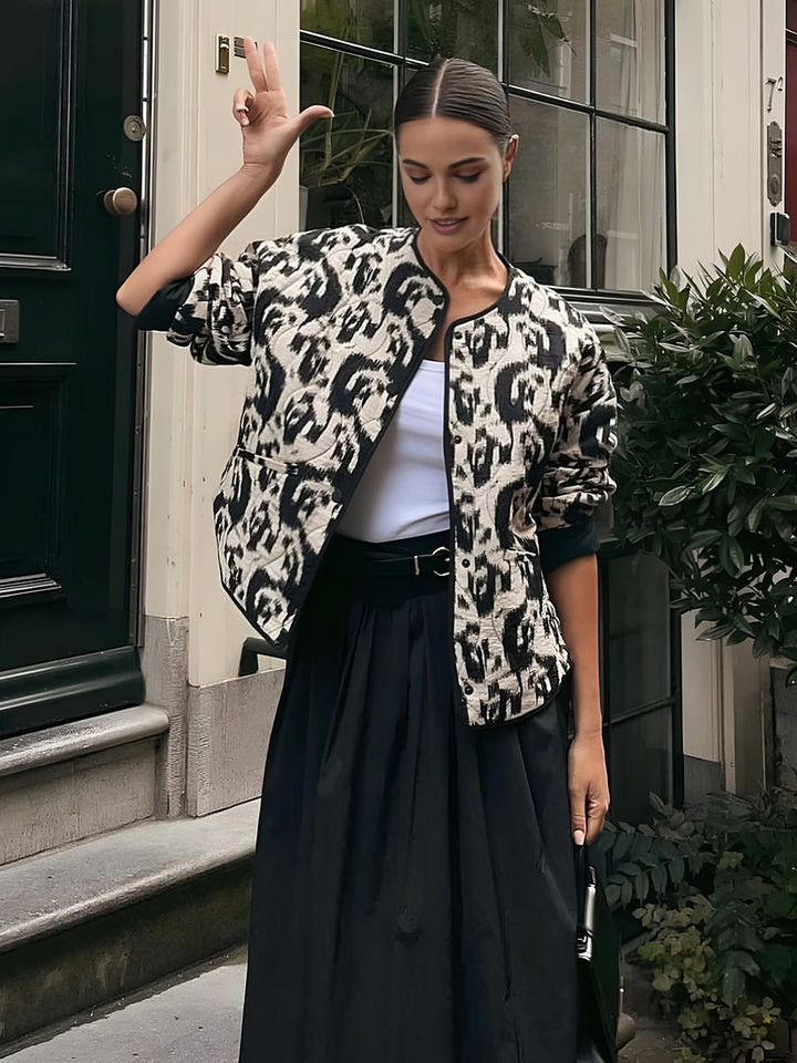 Veste Imprimée Abstraite