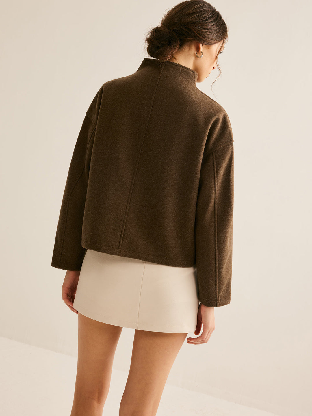 Veste Courte Col Montant