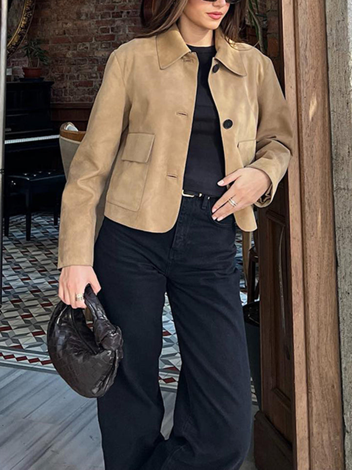 Veste Courte Camel