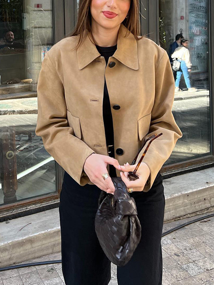 Veste Courte Camel