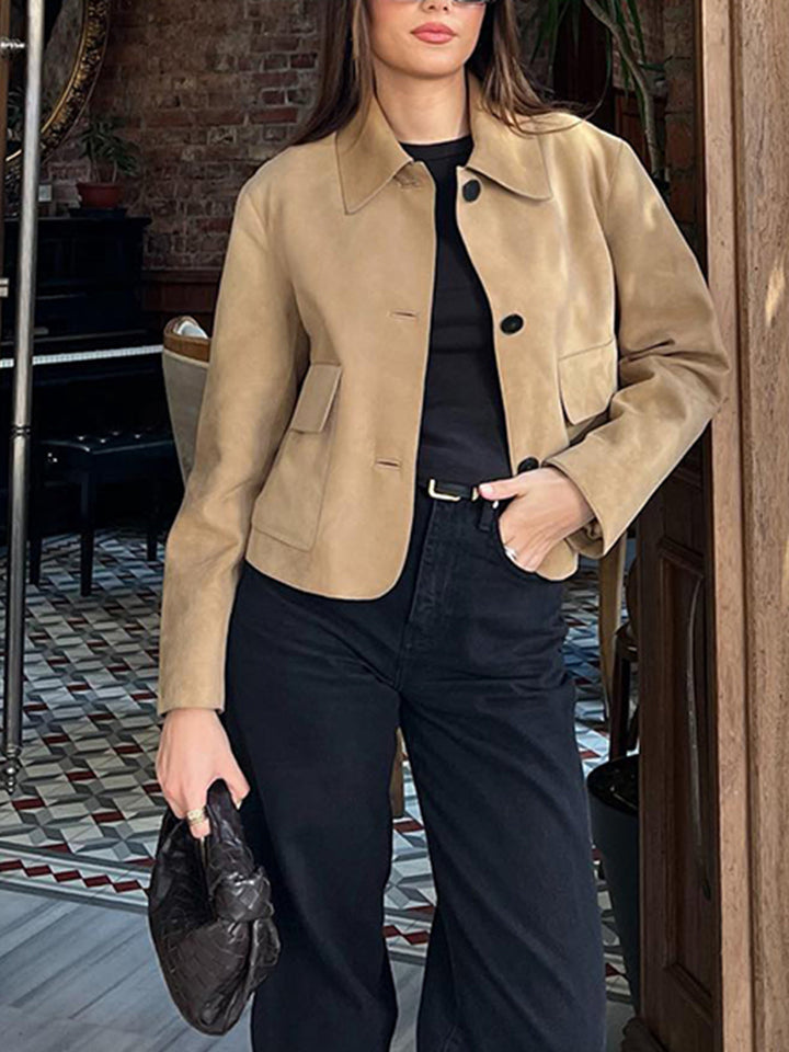 Veste Courte Camel