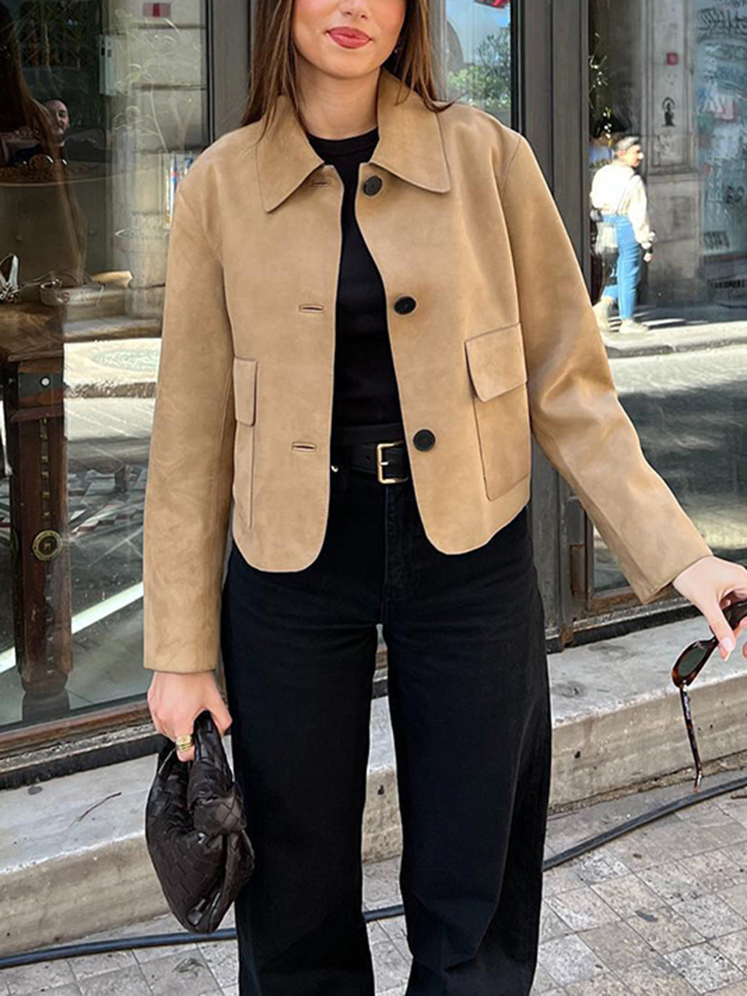 Veste Courte Camel