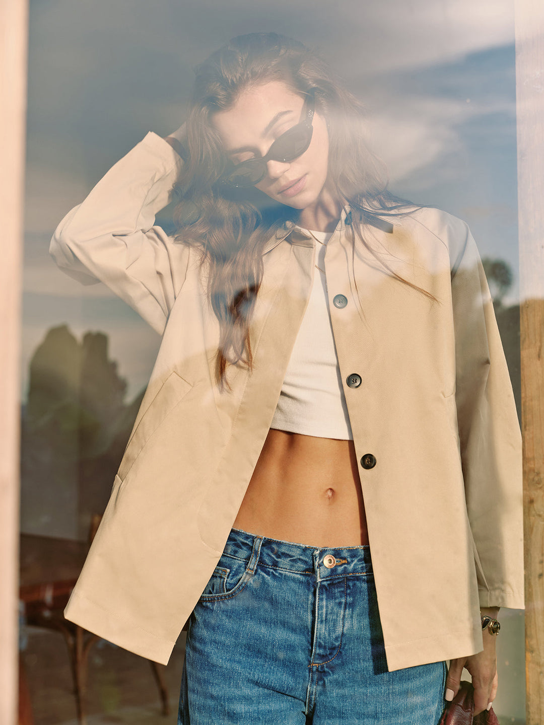 Veste Légère Beige