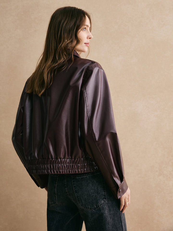 Veste Violet Élégante