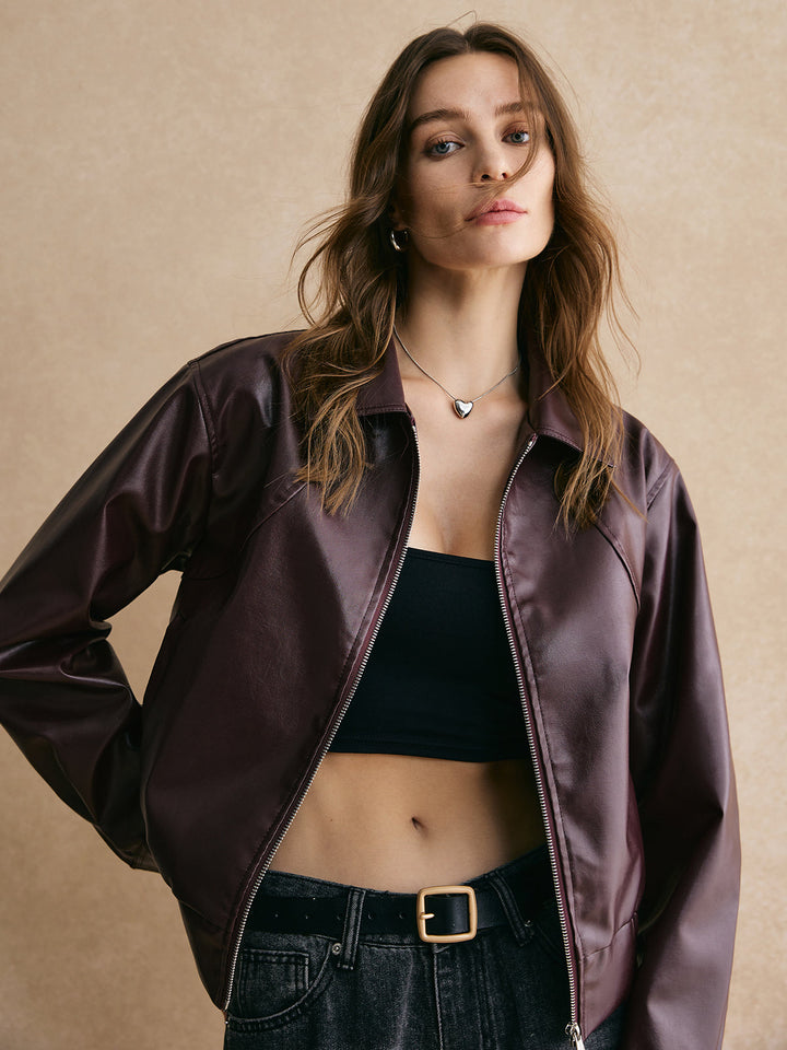 Veste Violet Élégante