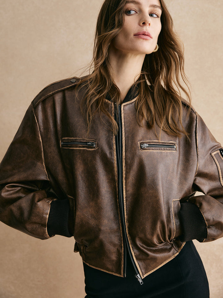 Veste Bomber Marron