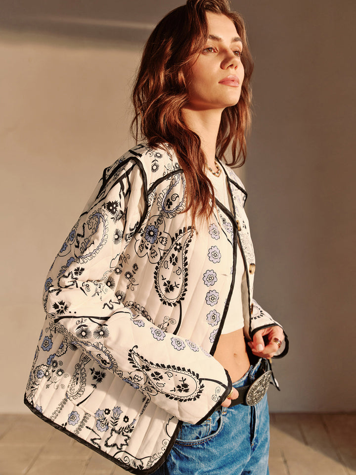 Veste Brodée Blanche