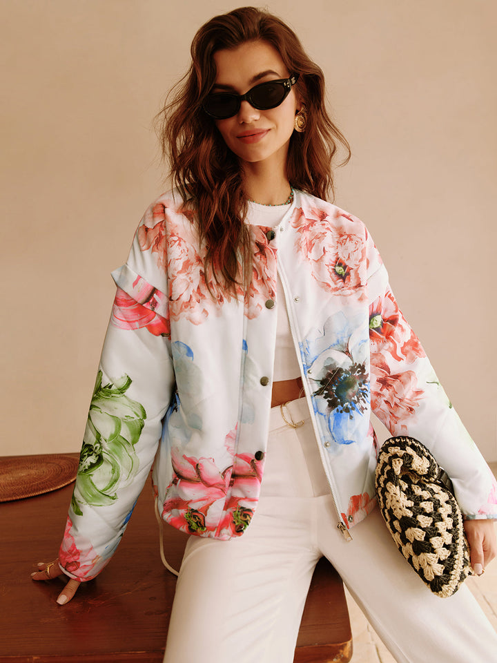 Veste Florale Légère