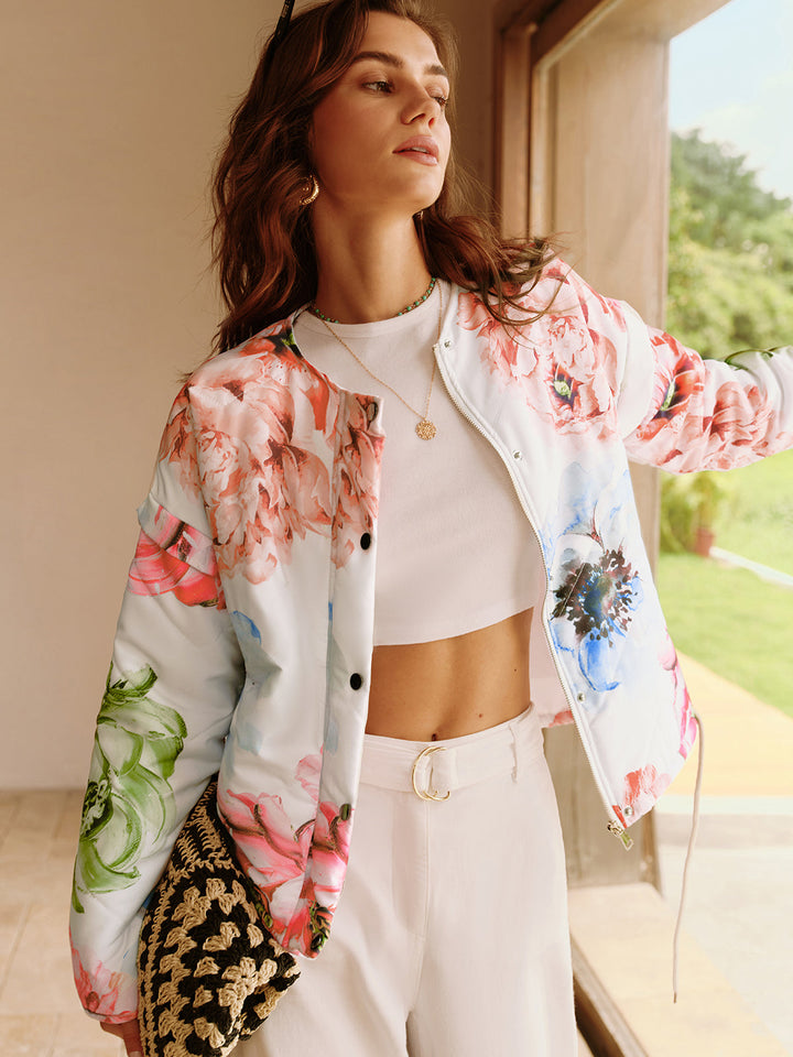 Veste Florale Légère