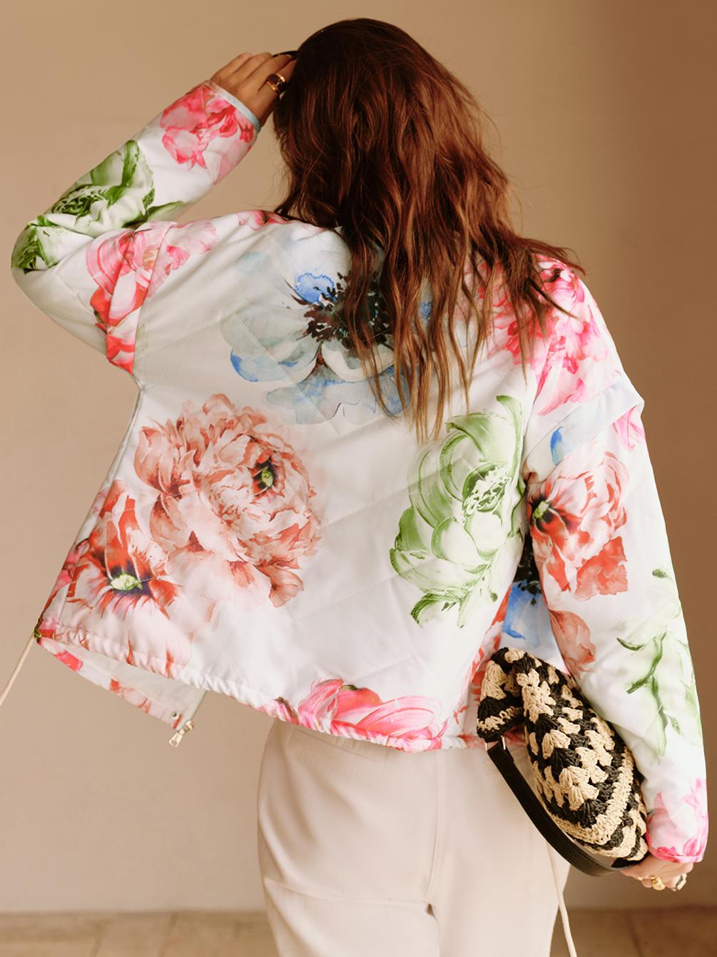 Veste Florale Légère