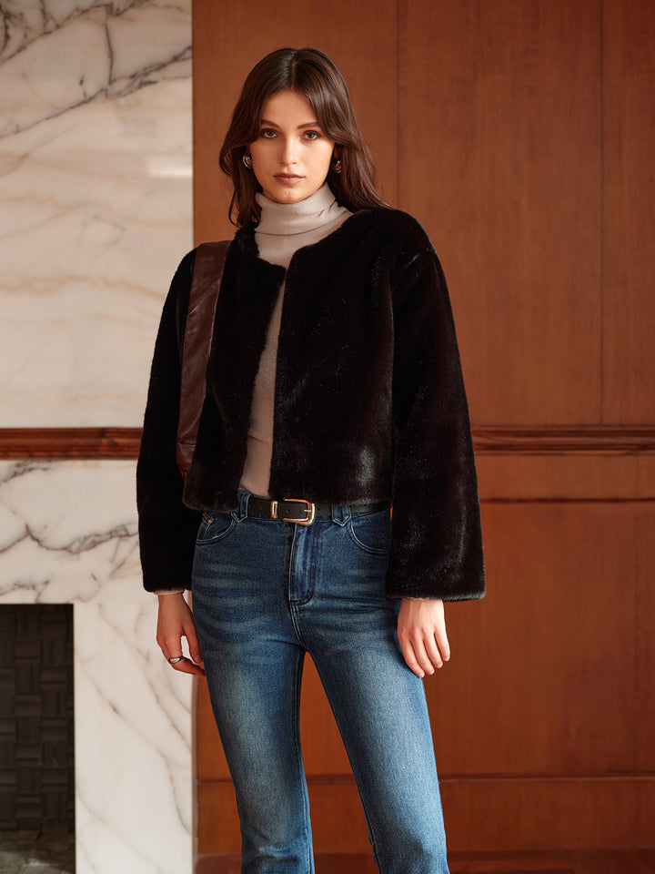 Elegante schwarze Jacke