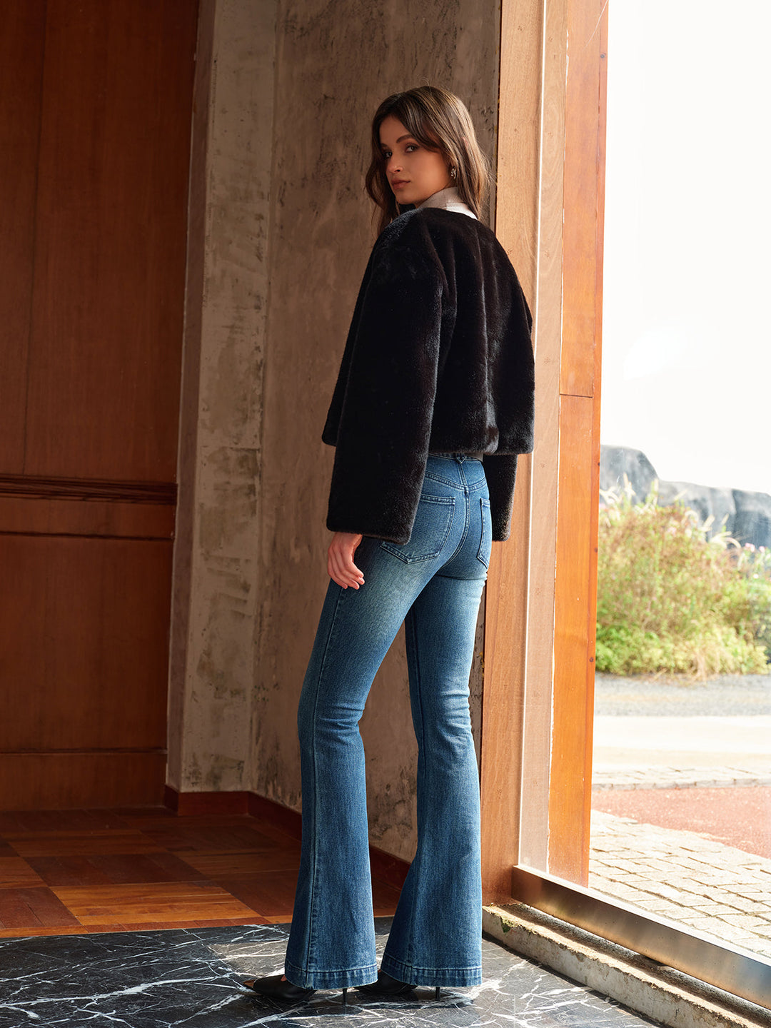 Elegante schwarze Jacke