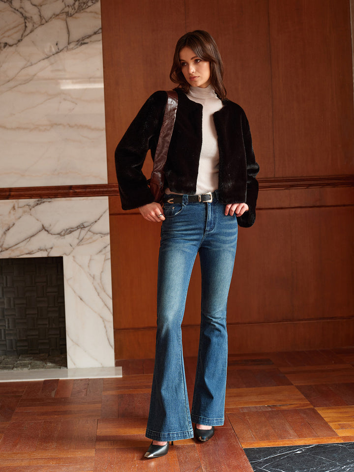 Elegante schwarze Jacke