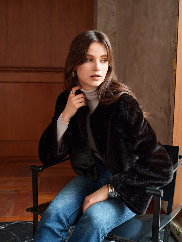 Elegante schwarze Jacke