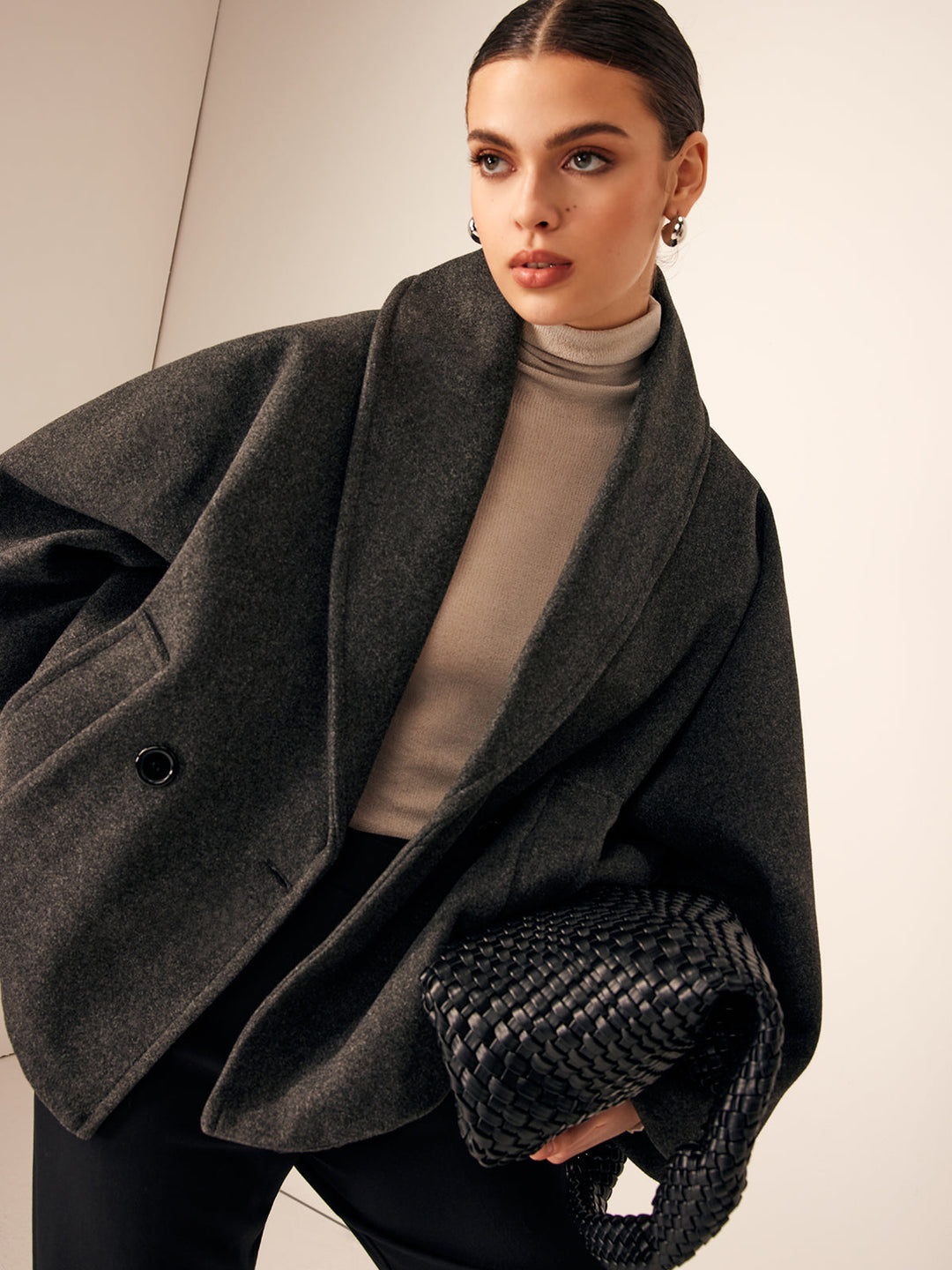 Veste Oversize Mélangée