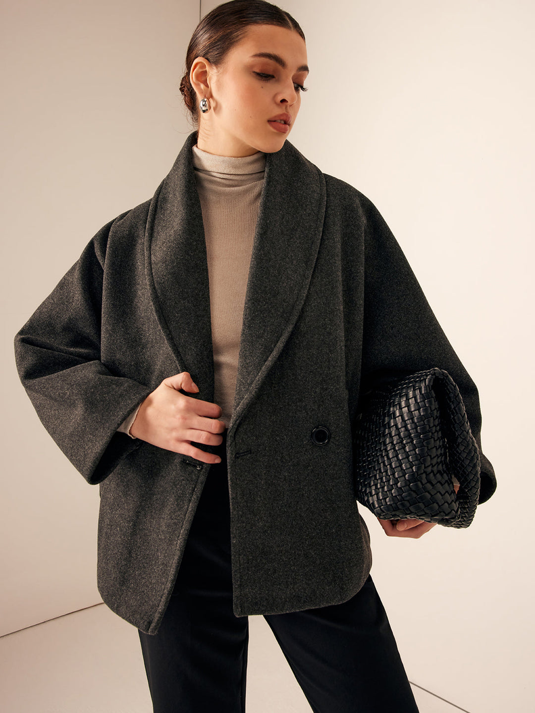 Veste Oversize Mélangée