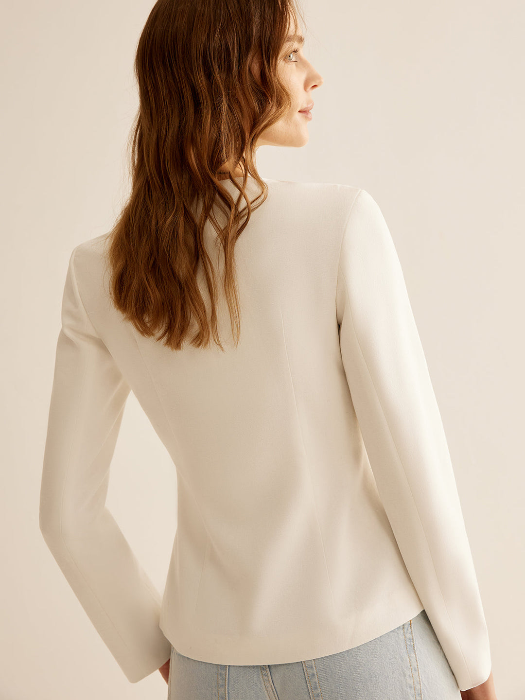 Veste Cintrée Col V