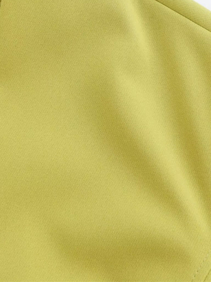 Veste Cintrée Jaune Citron