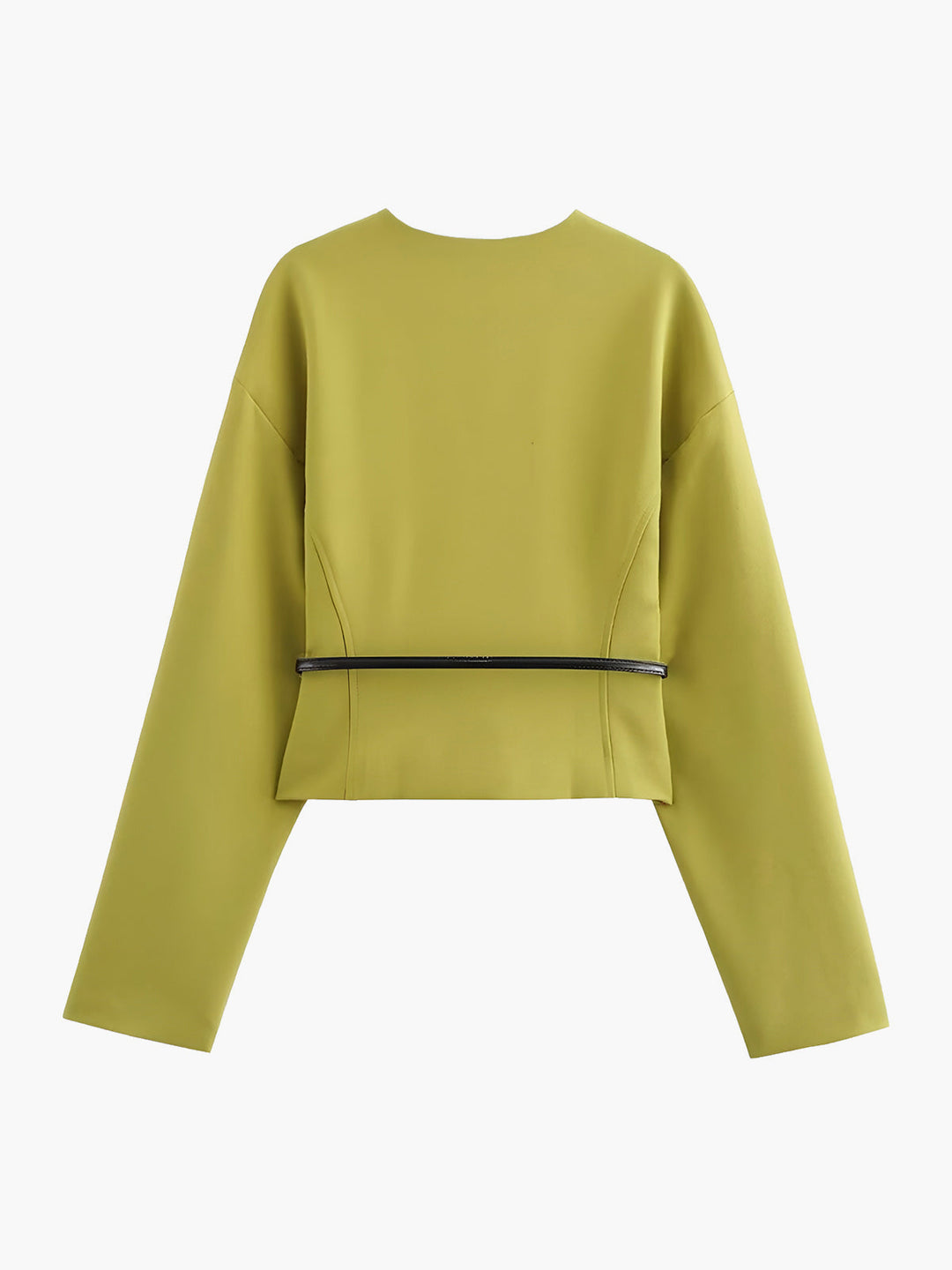 Veste Cintrée Jaune Citron