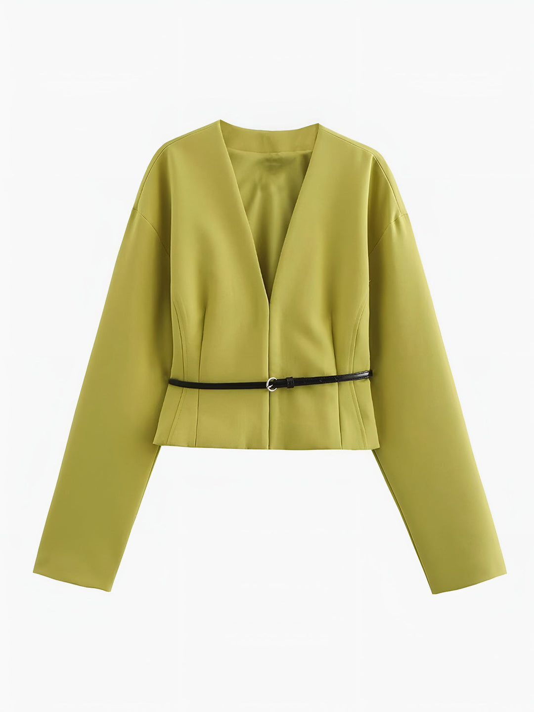 Veste Cintrée Jaune Citron