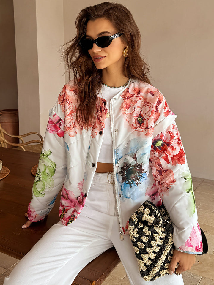 Veste Florale Légère