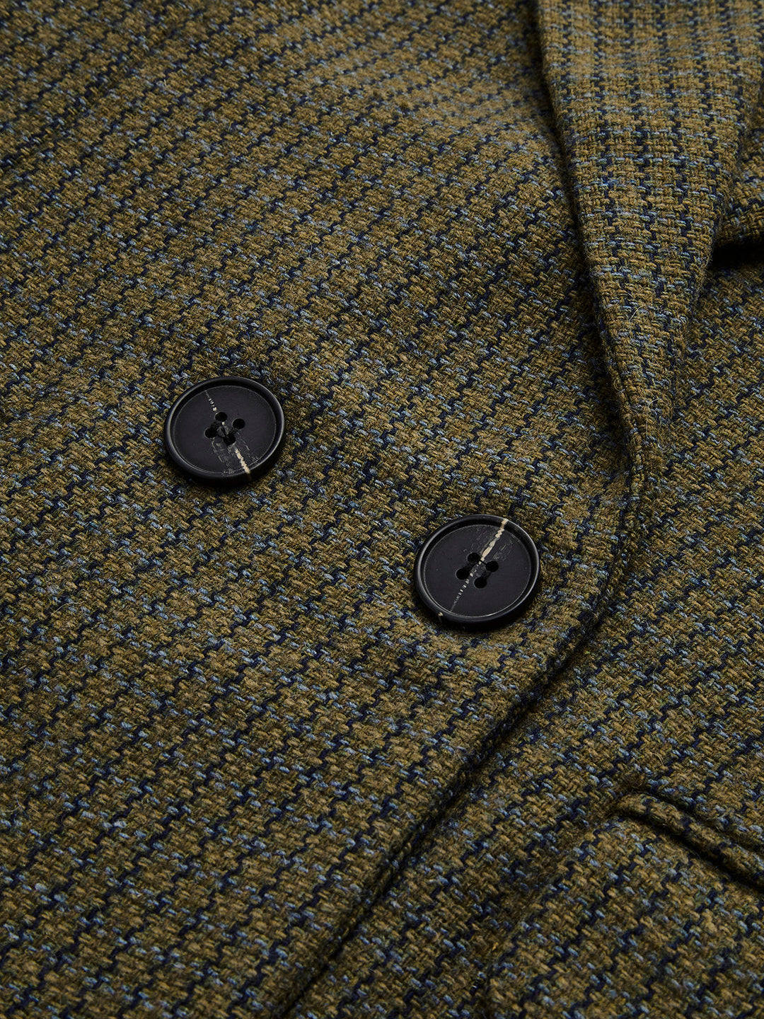Veste à Carreaux Double Boutonnage