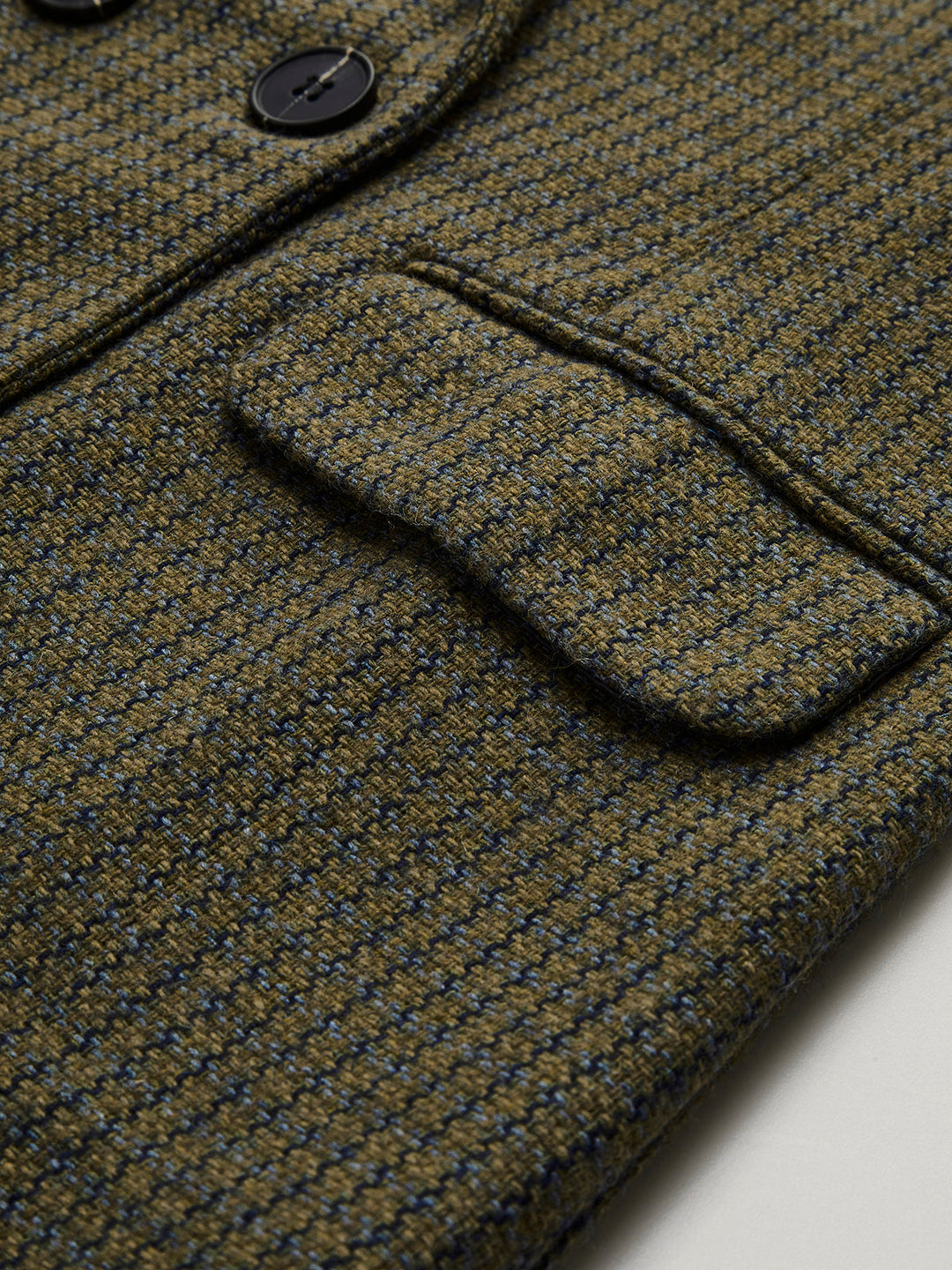Veste à Carreaux Double Boutonnage
