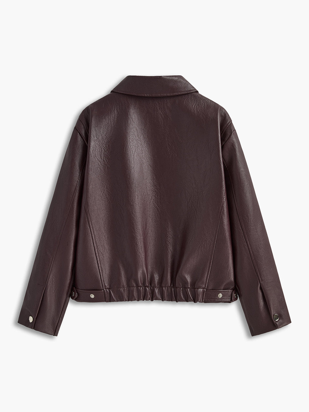 Veste Courte Bordeaux Élégante