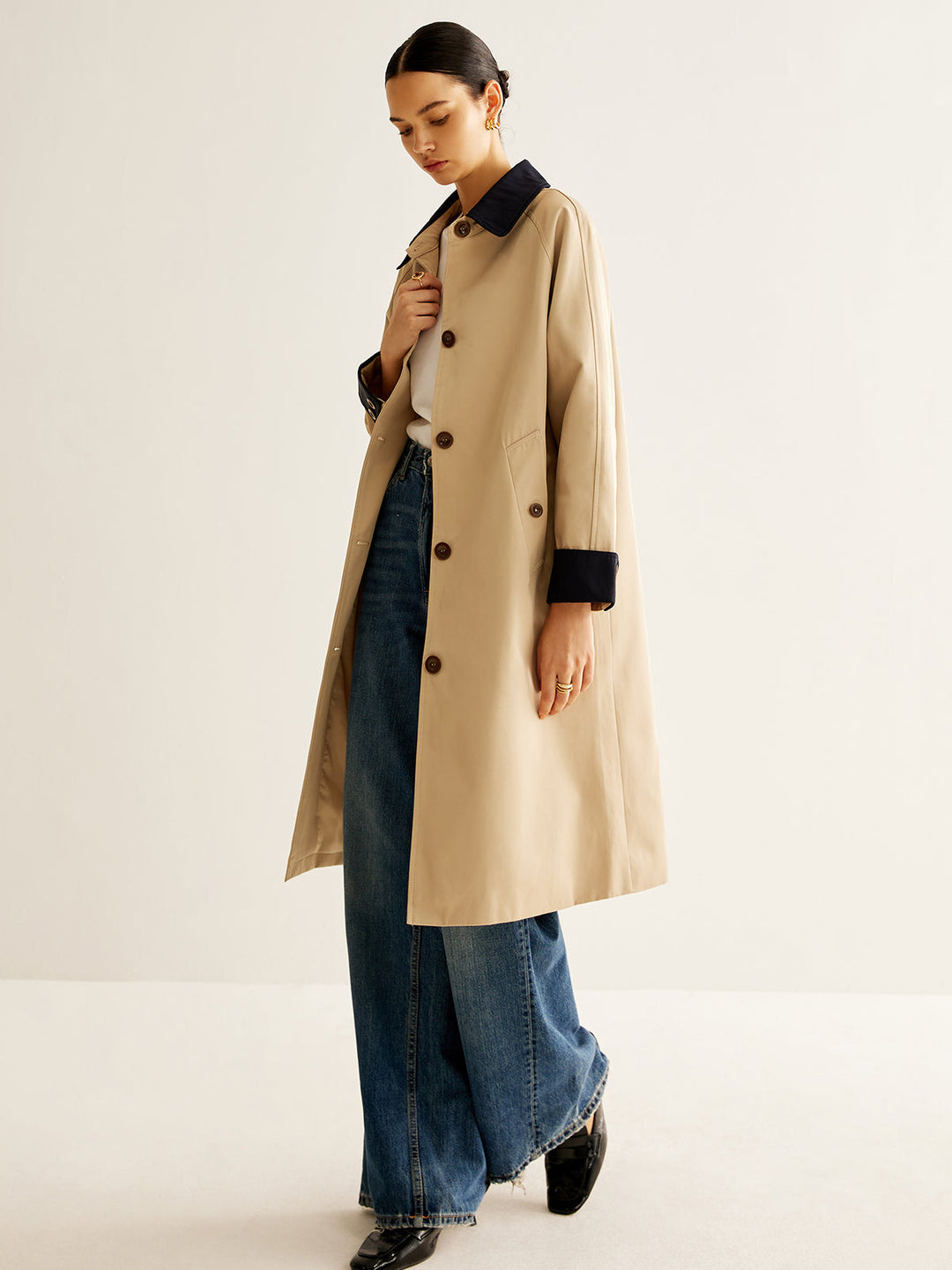 Trench-Coat Beige Classique