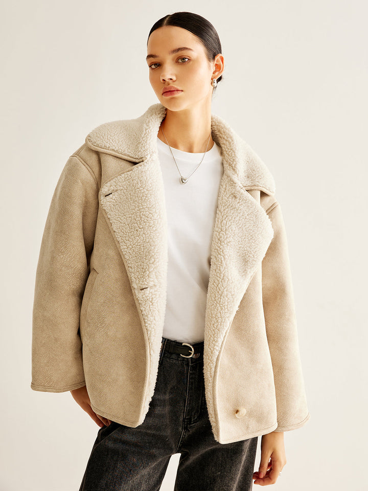 Veste en Fausse Fourrure