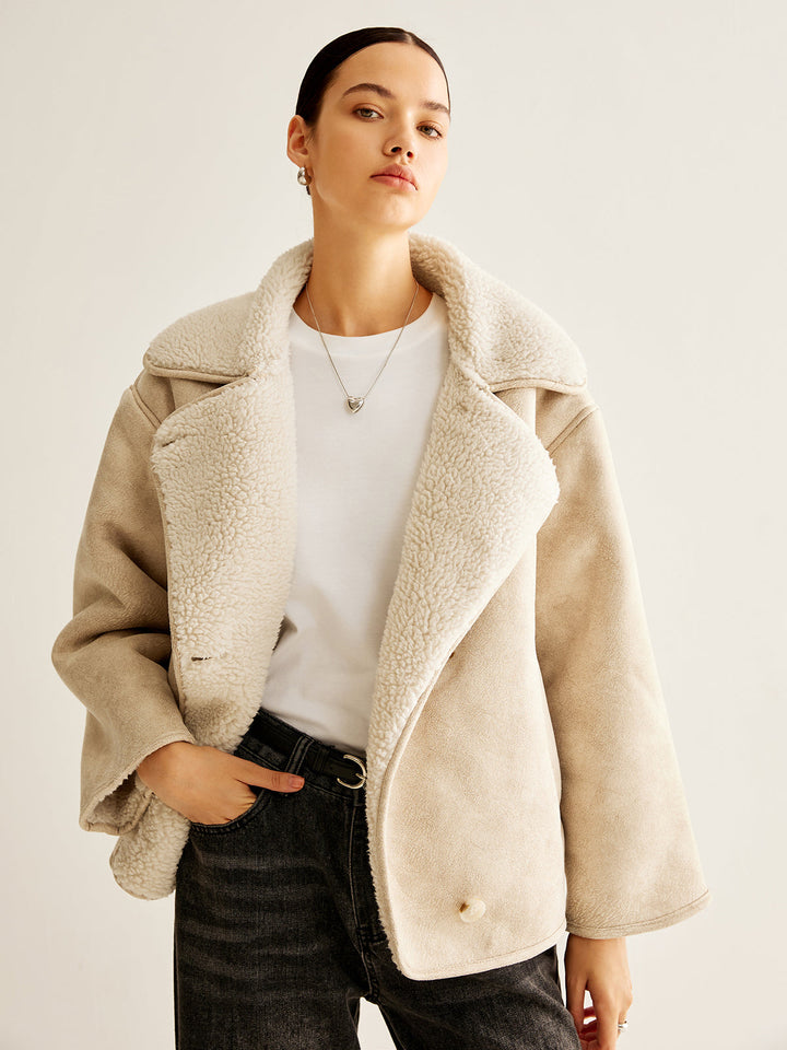 Veste en Fausse Fourrure