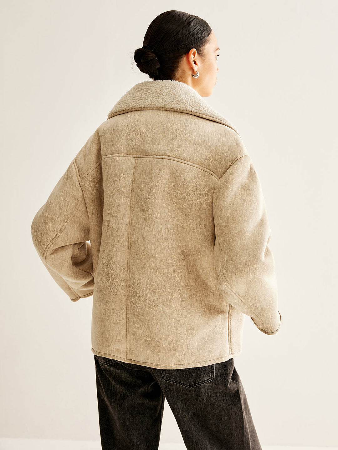 Veste en Fausse Fourrure