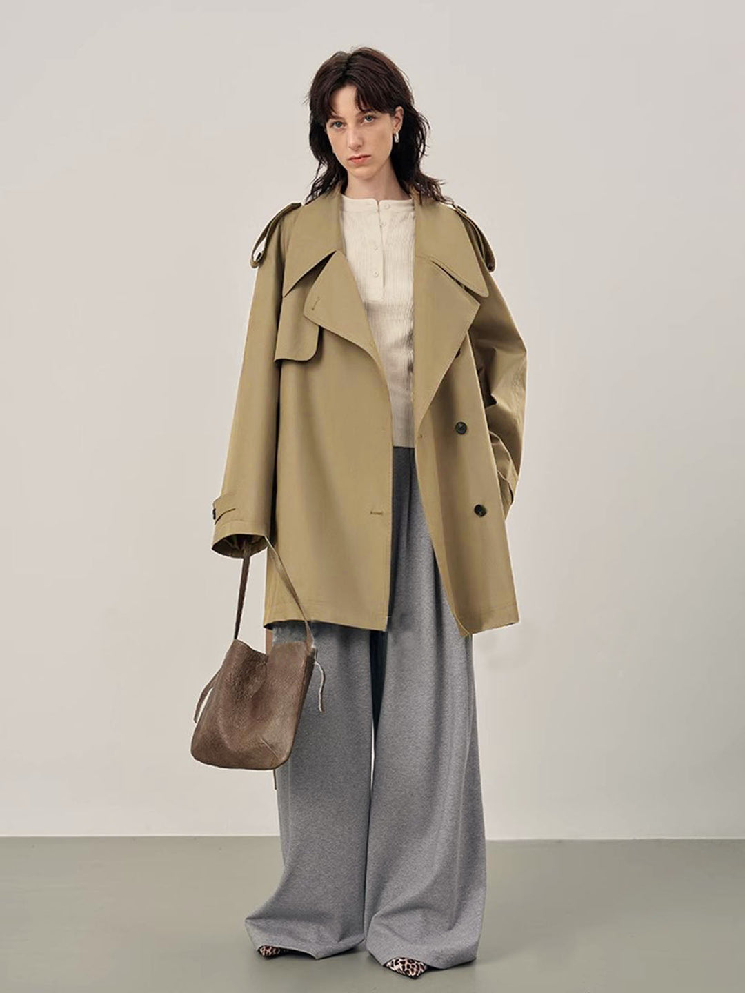Trench Oversize Ceinturé