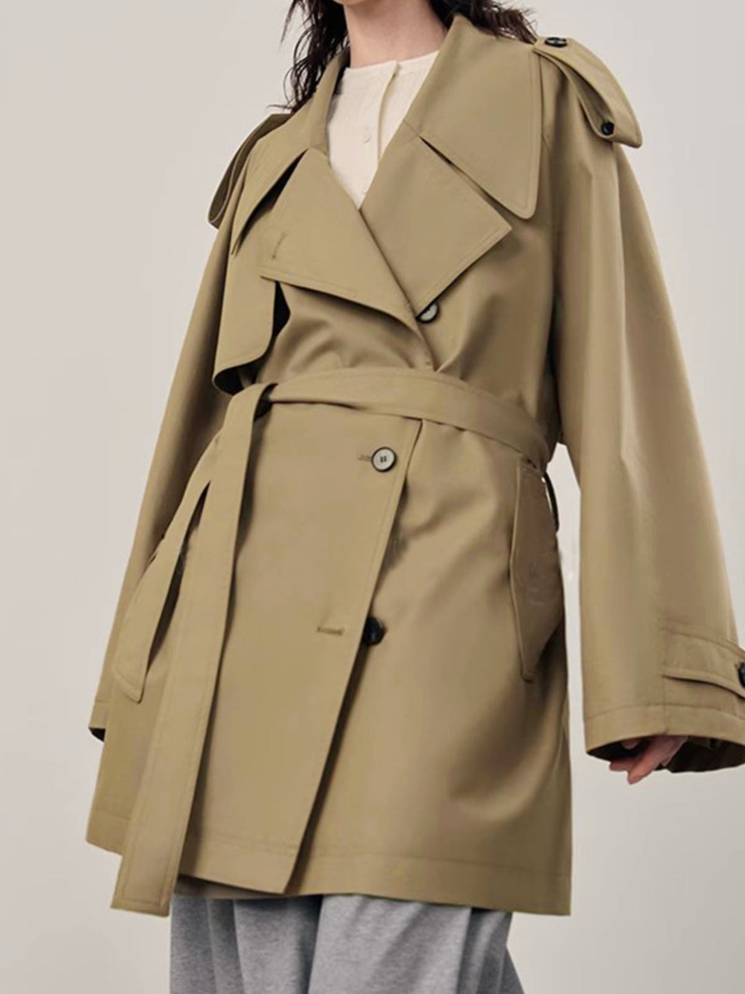 Trench Oversize Ceinturé