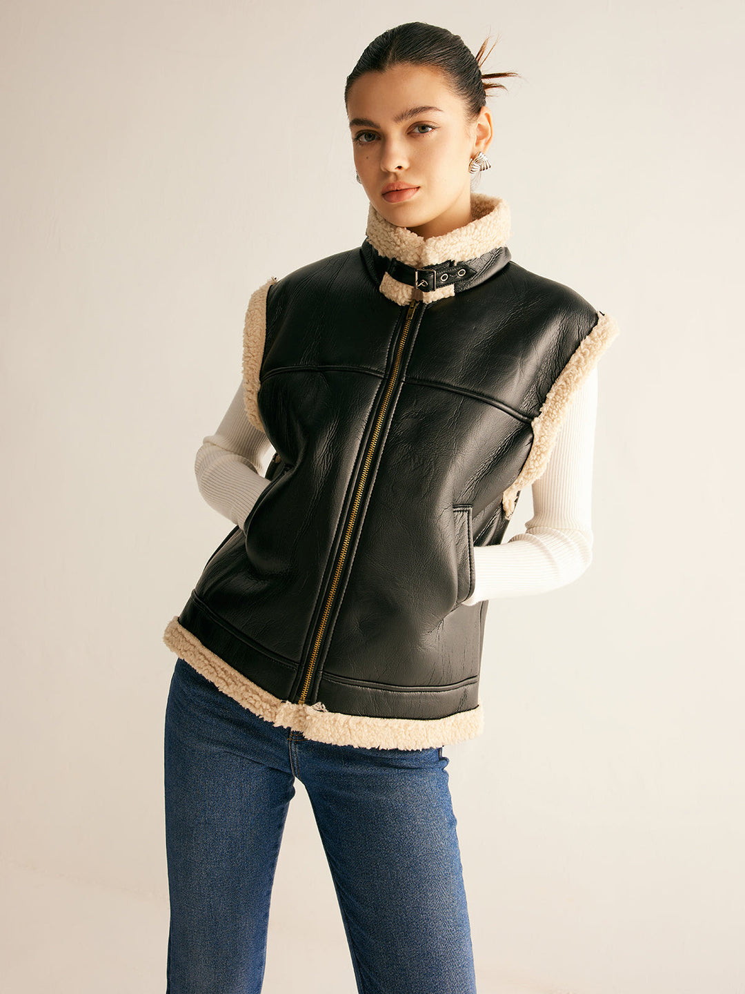 Veste sans Manches Synthétique