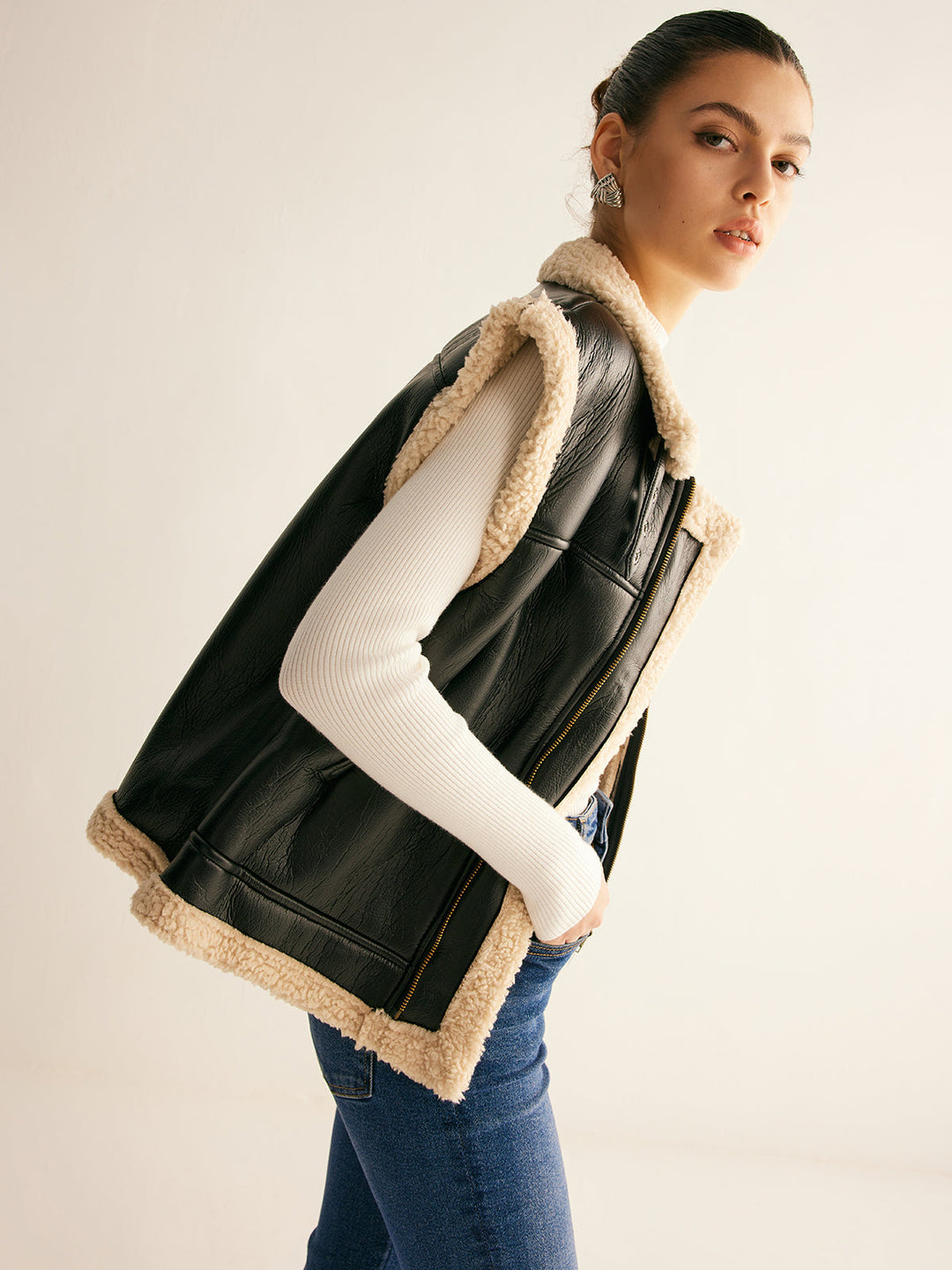 Veste sans Manches Synthétique